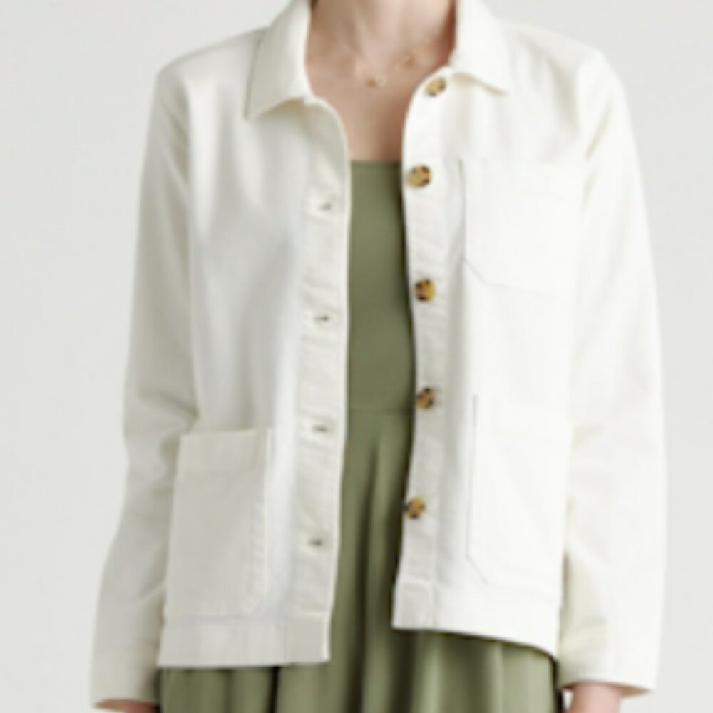 NWT Quince Ivory Jacket - Picture 4 of 4